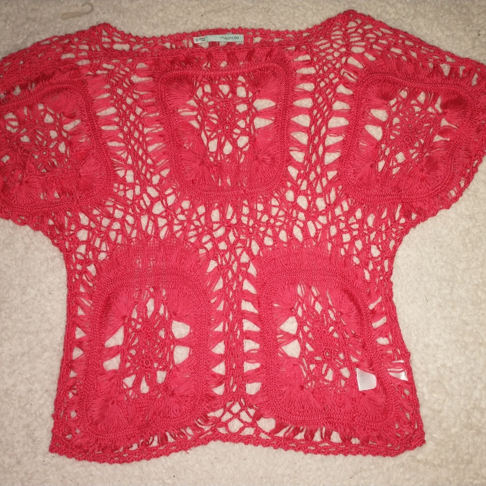 Maurice's crocheted top size small